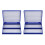 2X Royal  Plastic Rectangle Hold 100 Microslide Slide Microscope Box 1