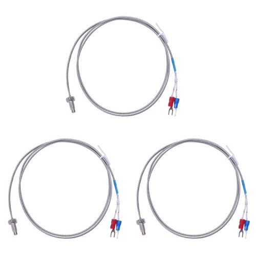 3Stück 3.3Ft K Typ Thermoelement Temperaturregler 0-400C Sensor Probe