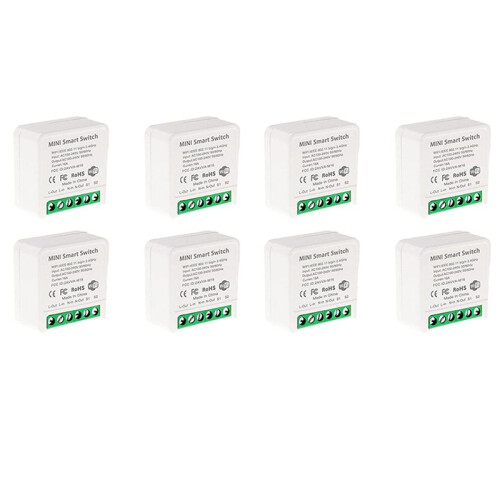 8X   WiFi Relay , DIY Timer Light  Module  Life/Tuya Application, Wireless Remote Control