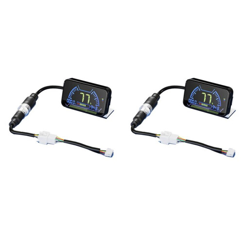 2X Accessoire BMS ÉCran D'Affichage LCD 2 Pouces avec Moniteur de Commutation Actif pour JK  BMS
