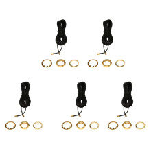 5X RP - SMA Male to Female Wifi Antenna Connector Extension Cable Black 10 M