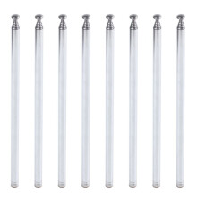 8pcs 96cm Length 7 Section Telescoping Stainless Steel AM FM Radio TV Antenna