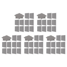 60 Pack Self-Adhesive Acoustic Panels, Sound Proof Foam Panels, High Density Soundproofing Wall Panels for Home (Grey)