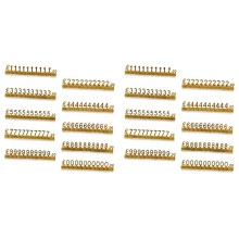 20PCS Digital Price Tag 3D Metal Shelving Adjustable GBP  Price Square Kit for Shop Display Jewelry Watch Shop Office