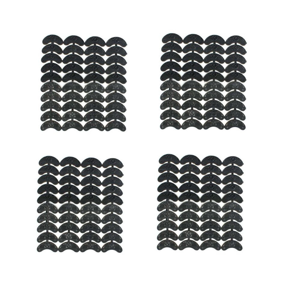 160Pcs 80-Pair Rubber Heel Savers Toe Plates Taps Diy Shoe Repair Pads Size:56 X 24 X 3.1Mm 6032129656404