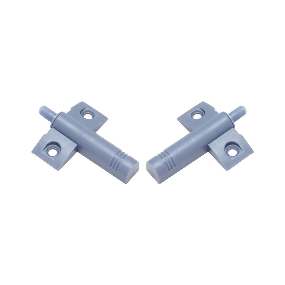 40X Soft Quiet Close Kitchen Cabinet Door Drawer Closer Damper Buffers+Screws Grey 6031559355673