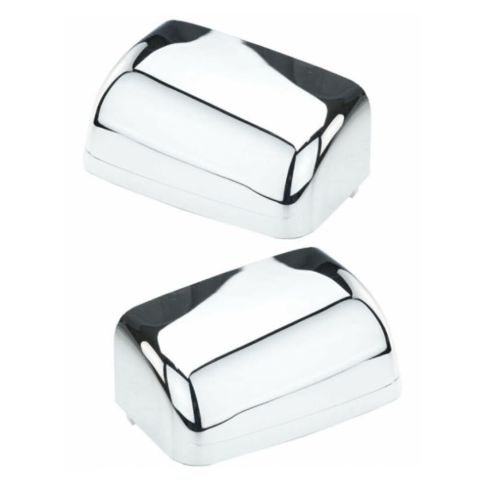 Chrome Towing Mirror Caps Pair Set For Ford F250 F350 Super Duty Excursion 2001Â2005 DirectâFit Replacement 9330225049760