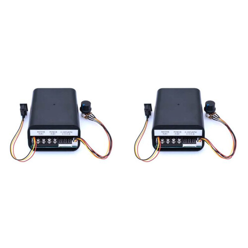 2X  10-55V 60A PWM Motor Speed Controller 0- RPM LED Digital Adjustable CW CCW Forward Reverse