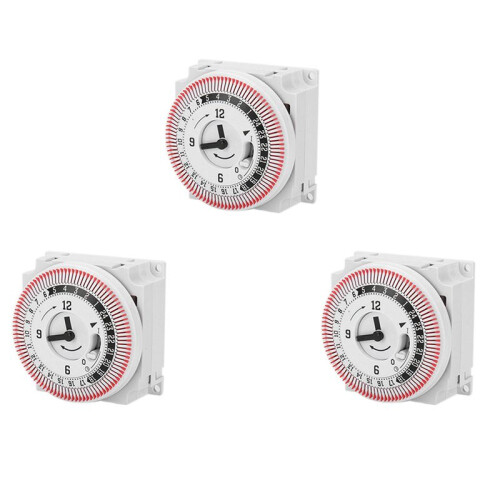 3X Industrial Timer Movement Timing FRK17-3 Intelligent Mechanical  Control  Automatic Power-Off Timer Plug A