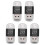 5X Card Reader Aluminum USB Type C OTG Micro-/TF External Memory Card Reader Adapter for Mobile Phone Computer(Black) 1