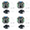4X MKS SERVO57D CAN MB PCBA NEMA23 Closed Loop Stepper Motor Driver CNC 3D Printer for Gen L FOC Quiet and Efficient 2