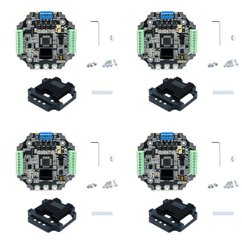 4X MKS SERVO57D CAN MB PCBA NEMA23 Closed Loop Stepper Motor Driver CNC 3D Printer for Gen L FOC Quiet and Efficient 1