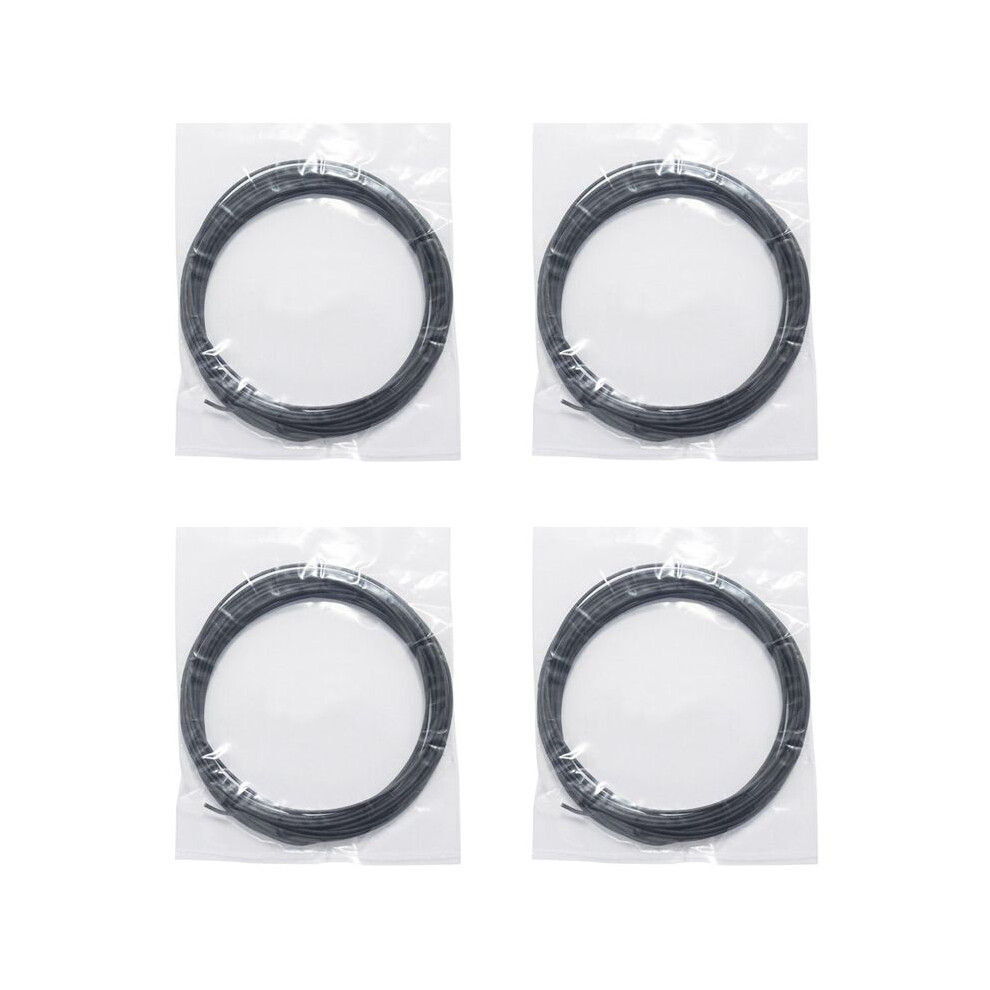 4Pcs 5M Pcl 1.75Mm Filament Low Temperature 3D Printing Pen Supplies For 3D Printer/3D Printer Pen(Black) Black 4711087617949