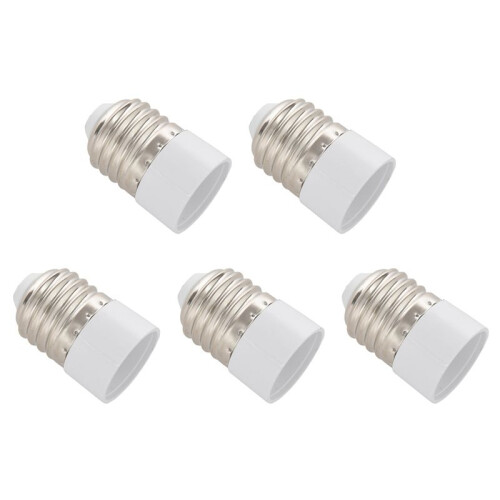5X E27 to E14 Base LED Light Lamp Bulb Adapter Converter