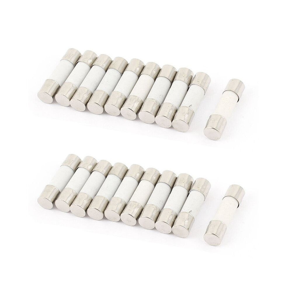 20X Delayed 250 V 5 A T5 A Ceramic Tube, 5 X 20 Mm Fuse 6034185788969