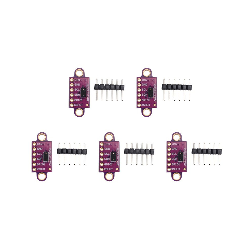 5X Vl53l0x -Of-Flight Distance Sensor Gy-Vl53l0xv2 Module For 6031119508211