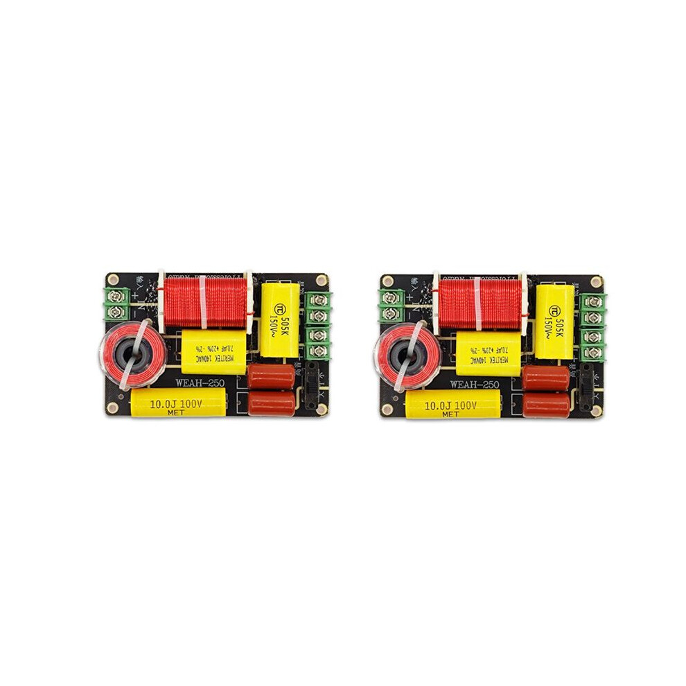 2X Treble+Bass 2 Way Speaker Crossover Hifi High-Fidelity Frequency Fever Bookshelf Speaker Modified Audio Divider 6031974518516