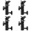 4X Camera Flash Speedlite Mount,Professional Swivel Light Stand Light Bracket Umbrella Bracket Mount Shoe Holder E Type 2