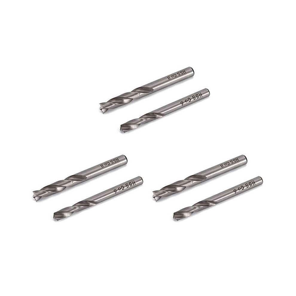 6Pcs Spot Weld Drill Bit Set Hss Co Cobalt Spot Welded Cutter Separate Panels Hole Cutting Bits, 6Mm 8Mm 6033669842623