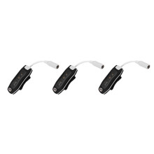 3X 8GB MP3 Player Swimming Underwater Diving Spa + FM Radio Waterproof Headphones Black