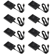8X USB RFID DeskTop ID-KortläSare KontaktlöS KortläSare