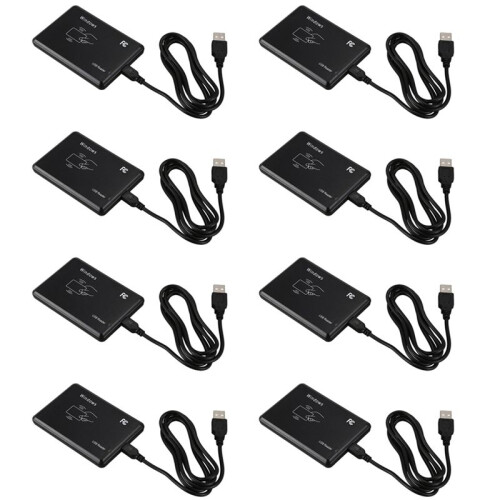 8X USB RFID DeskTop ID Card Reader Contactless Card Reader