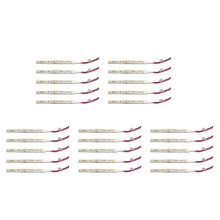 25 Stuks 10 cm Waterdichte Witte 5050 Ledstripverlichting 12 V Caravan Boot Auto
