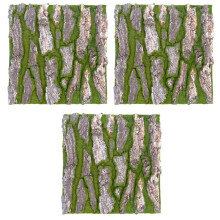 3X Simulation Tree Bark Home Sewer Decoration Fake Tree Bark Moss Wedding Decoration Grass Wall Artificial Plants-B