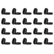 40x Ear Cushions Memory Foam Earpads Cover Replacement Ear Pads for ATH M50X Fits  M40X M30X M20 Black
