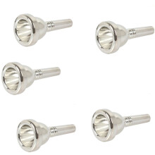 5X 12C Pequena Cana Trombon Plata Boquilla Nuevo