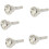 5X 12C Small Shank Trombone Silver Mouthpiece New 1