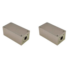 2X Boîtier BNC Boîtier de Blindage en Aluminium Boîtier RF Amplificateur de Blindage Électromagnétique Boîtier Portable Multifonction