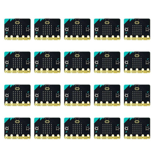 20X Placa Base BBC Microbit V2.0 una IntroduccióN una la ProgramacióN GráFica en Python para Escuelas Primarias y Secundarias