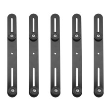 5X Dubbele Flitsbeugel Flitsschoenbeugelhouder voor Statief DSLR-Camera