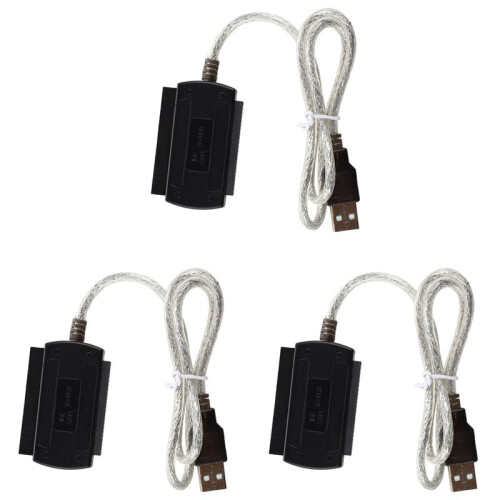 3X New USB 2.0 to IDE  S-ATA/2.5/3.5 Adapter Cable (Adapter Cable)