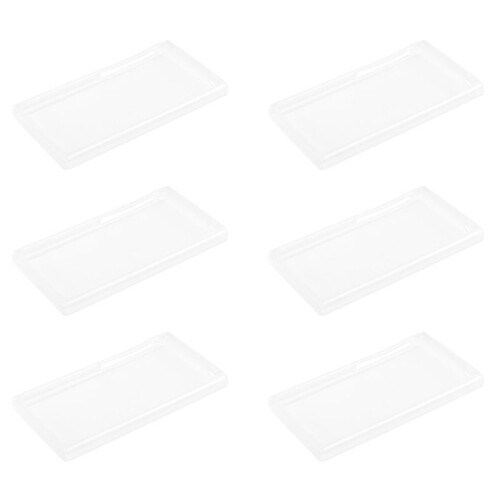 6X TPU Gummihaut-Case mit    7. Generation Transparent