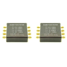 2X Malachite Radio Pre-Filter BPF Bandpass Filter 50 Ohm SMA Socket