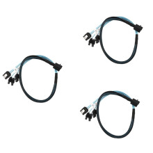 3X Internal SAS to Cable, SFF-8643 to Forward Breakout Compatible with Controller Hard Drive (1.6Ft)