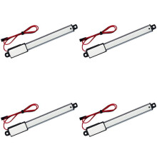 4X 12V Waterproof IP54 Linear Actuator 100 mm Stroke Electric Linear Motor Window Opener 30 mm/S Speed