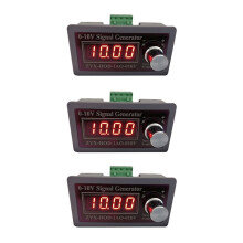 3X Einstellbarer Spannungsanalogsimulator 0-10 V 5-10 V Spannungssignalgenerator Signalquellen SPS-Signalsteuerung
