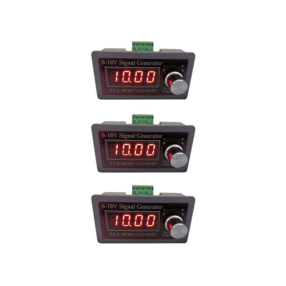 3X Adjustable Voltage Analog Simulator 0-10V 5-10V Voltage Signal Generator Signal Sources Plc Signal Control 6033977970117