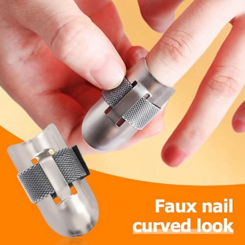 Stainless Steel Finger Guard,Finger Protectors Finger Guards For Cutting Food,Multifunctional Finger Hand Protector 5Pcs 6032076802626