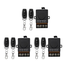 3X AC 220V 30A 1CH 433MHz Trådlös Fjärrkontrollbrytare RF-Relämottagare + Av/på-Sändare för Elektrisk Apparatlampa