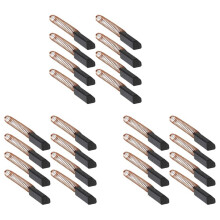 24 Pièces Séries Brosses de Moteur en Carbone, Pièces de Rechange de Brosse de Moteur pour Mélangeurs pour W10380496 / 5K5Ss / Whk55K