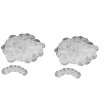 240 Pcs Round Natural Shells Capiz Sea Shells 2 Inch Oyster Shells for Crafting with 2 Holes Sea Shell Discs