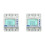 2X 3 Phase 380V 100A Tuya WiFi  Bi-Directional KWh Meter over Under Voltage Protector Relay  Current Limit 1