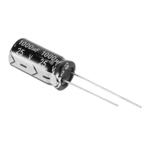 40 X 25V 1000UF 105 Radial Electrolytic Capacitor 10x20mm 1