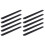 10Pcs 1U 19Inch RACK MOUNT Blanking Plate Rack Mounting Blank Network Brush Panel Server Cabinet Cable Management 1