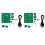 2X Optocoupler Tester Kit 555 Application Circuit Board Practice Welding DIY Electronic Spare Parts Kit with  Cable 1