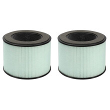 2X Ersättande HEPA-Filter för PARTU BS-08,3-I-1 Filtersystem Inkluderar Förfilter, äkta HEPA-Filter, Aktivt Kolfilter